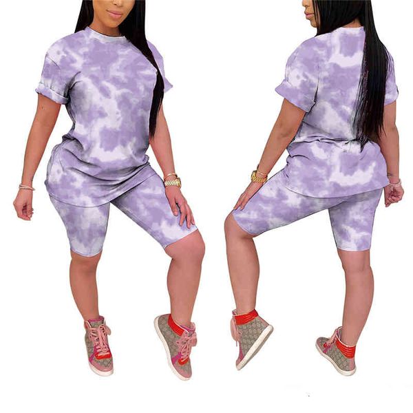 women's tracksuits fashion women ladies sports two piece tie-dye pattern round neck pullover tight shorts suit sportswear 8hrh, Gray
women's tracksuits fashion women ladies sports two piece tie-dye pattern round neck pullover tight shorts suit sportswear 8hrh, Gray