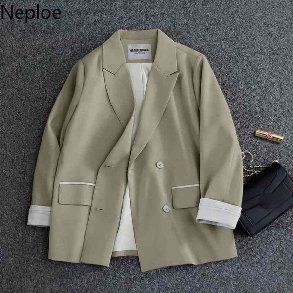 neploe woman jackrts spring korean fashion coats double-breasted casual office lady blazer temperament suit female 210422, Black;brown
neploe woman jackrts spring korean fashion coats double-breasted casual office lady blazer temperament suit female 210422, Black;brown