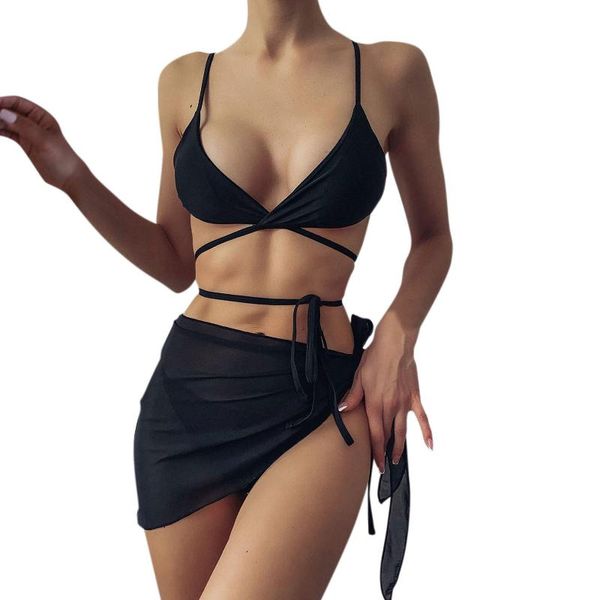 women's swimwear bikini for women, two-piece set, the beach and pool summer brazilian style in solid color, White;black
women's swimwear bikini for women, two-piece set, the beach and pool summer brazilian style in solid color, White;black