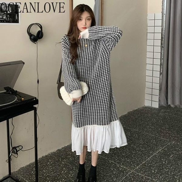 casual dresses oceanlove autumn plaid dress for women ruffles patchwork vintage winter vestidos japan style cute robe hiver long 18995, Black;gray
casual dresses oceanlove autumn plaid dress for women ruffles patchwork vintage winter vestidos japan style cute robe hiver long 18995, Black;gray
