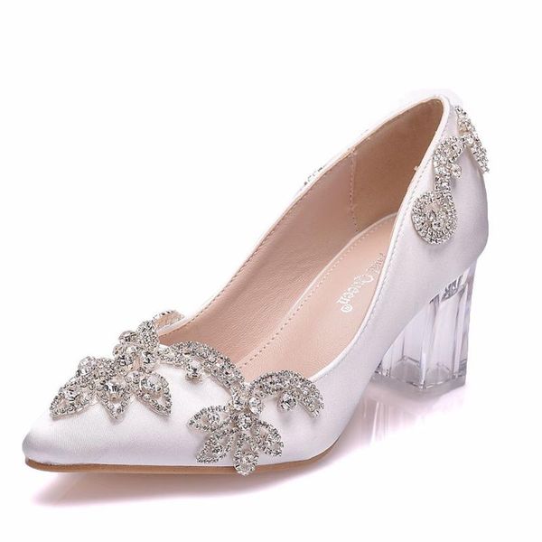 dress shoes high heels crystal pumps luxury satin silk square heel wedding bride christmas evening party rhinestone, Black
dress shoes high heels crystal pumps luxury satin silk square heel wedding bride christmas evening party rhinestone, Black