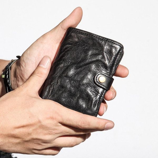 men's leather short wallet, cowhide vertical trendy simple retro soil wallet wallets, Red;black
men's leather short wallet, cowhide vertical trendy simple retro soil wallet wallets, Red;black