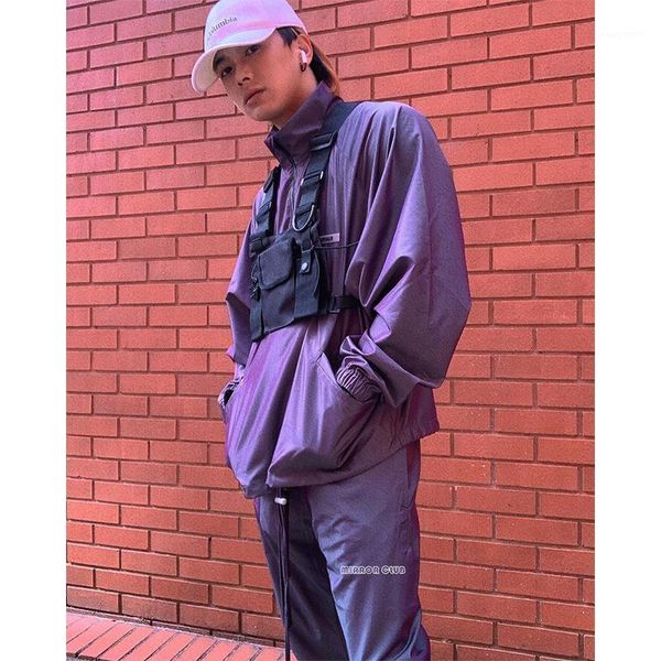 2021ss carl's reflective coat trousers suit street fashion men's trench coats, Tan;black
2021ss carl's reflective coat trousers suit street fashion men's trench coats, Tan;black