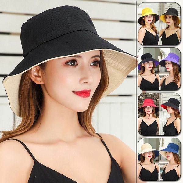 wide brim hats creative double-sided sun hat fashion all-match big summer protection fisherman windproof bucket accessories, Blue;gray
wide brim hats creative double-sided sun hat fashion all-match big summer protection fisherman windproof bucket accessories, Blue;gray