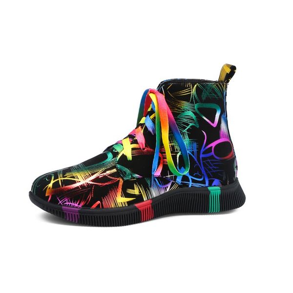 womens winter high-shoes graffiti color matching flat womens boots comfortable casual lace-up womens vulcanized shoes1, Black;white
womens winter high-shoes graffiti color matching flat womens boots comfortable casual lace-up womens vulcanized shoes1, Black;white
