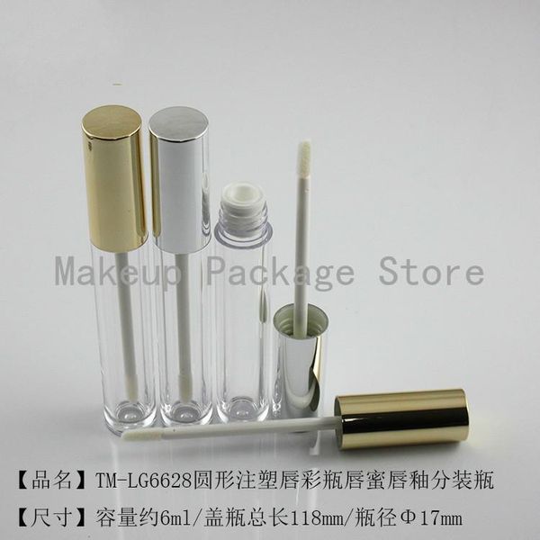 10/30/50pcs 6ml empty makeup diy lip gloss bottle cylindrical gold/silver cap labial glair tube cosmetic refillable bottles storage & jars 
10/30/50pcs 6ml empty makeup diy lip gloss bottle cylindrical gold/silver cap labial glair tube cosmetic refillable bottles storage & jars