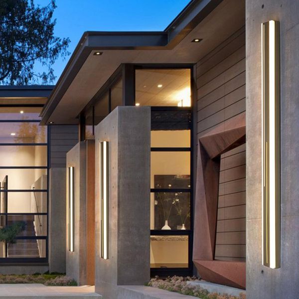 outdoor wall lamps stainless steel waterproof lamp modern led long lights ip65 courtyard light garden villa porch sconce
outdoor wall lamps stainless steel waterproof lamp modern led long lights ip65 courtyard light garden villa porch sconce