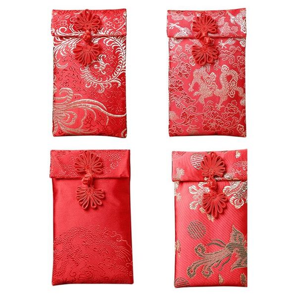 4pcs chinese silk red envelopes, hongbao gift wrap bags lucky money pockets for year spring festival,wedding 
4pcs chinese silk red envelopes, hongbao gift wrap bags lucky money pockets for year spring festival,wedding