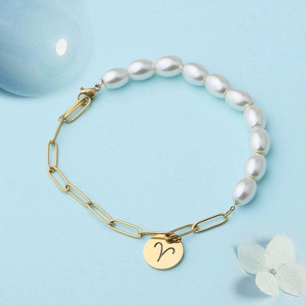 link, chain geometric pearl stainless steel 12 constellations bracelets for women zodiac sign horoscope bangle boho birthday jewelry gift, Black
link, chain geometric pearl stainless steel 12 constellations bracelets for women zodiac sign horoscope bangle boho birthday jewelry gift, Black
