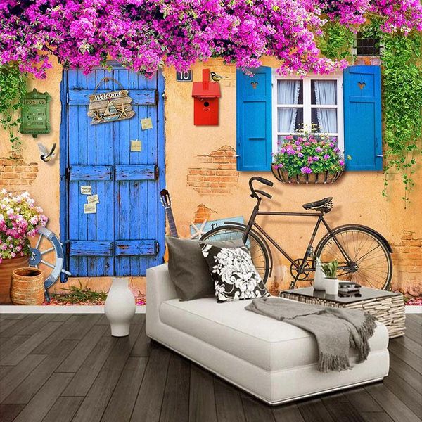 wallpapers custom 3d po wallpaper retro nostalgic bicycle window flower vine poster mural mediterranean landscape wall painting decor
wallpapers custom 3d po wallpaper retro nostalgic bicycle window flower vine poster mural mediterranean landscape wall painting decor