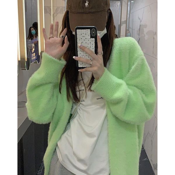 women's knits & tees 2021 autumn winter knitwear casual stylish knitted sweaters cardigans korean style lady open stitch cardigan q769, White
women's knits & tees 2021 autumn winter knitwear casual stylish knitted sweaters cardigans korean style lady open stitch cardigan q769, White
