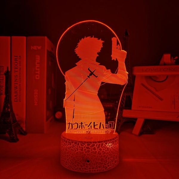 night lights anime cowboy bebop spike led light for bedroom decor kids children birthday gift manga 3d lamp bedside
night lights anime cowboy bebop spike led light for bedroom decor kids children birthday gift manga 3d lamp bedside