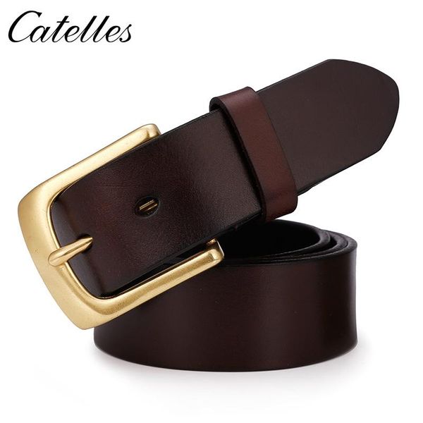 catelles brass buckle belt for men 100% genuine italy leather smooth pin good quality cowskin 2021 belts, Black;brown
catelles brass buckle belt for men 100% genuine italy leather smooth pin good quality cowskin 2021 belts, Black;brown
