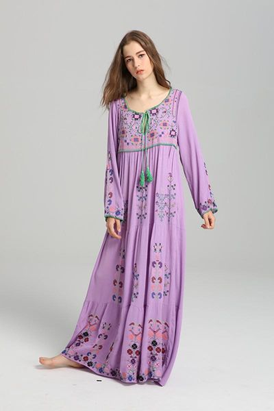 casual dresses womans long sleeve embroidered flowers runway loose maxi dress 2021 spring women drawstring lacing plus size boho, Black;gray
casual dresses womans long sleeve embroidered flowers runway loose maxi dress 2021 spring women drawstring lacing plus size boho, Black;gray