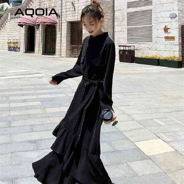 spring button up casual women maxi dress turn down collar velvet shirt dresses sashes plus size ladies party robe 210521, Black;gray
spring button up casual women maxi dress turn down collar velvet shirt dresses sashes plus size ladies party robe 210521, Black;gray