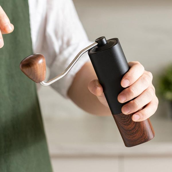 manual coffee grinders stainless steel hand grinder handmade beans pepper spice burr mill kitchen grinding tool
manual coffee grinders stainless steel hand grinder handmade beans pepper spice burr mill kitchen grinding tool