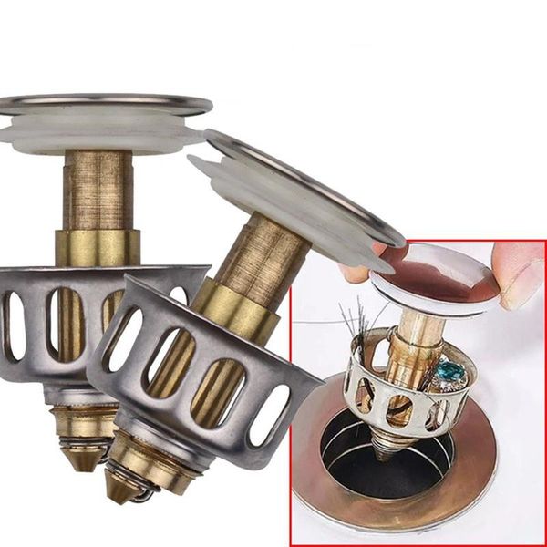 other bath & toilet supplies 1pcs universal stainless steel push-type bounce core wash basin drain filter bathtub strainer diameter 35mm
other bath & toilet supplies 1pcs universal stainless steel push-type bounce core wash basin drain filter bathtub strainer diameter 35mm