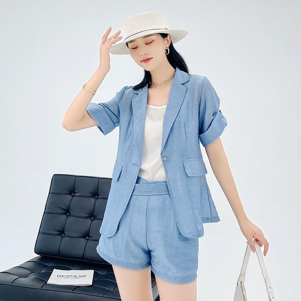 women's suits & blazers 2021 summer fashion leisure suit temperament commuting east gate korean thin three piece, White;black
women's suits & blazers 2021 summer fashion leisure suit temperament commuting east gate korean thin three piece, White;black