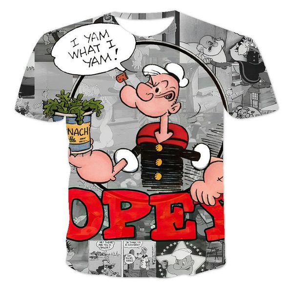 summer popular animation popeye 3d digital printing boys and girls casual loose sports short sve v03, White;black
summer popular animation popeye 3d digital printing boys and girls casual loose sports short sve v03, White;black
