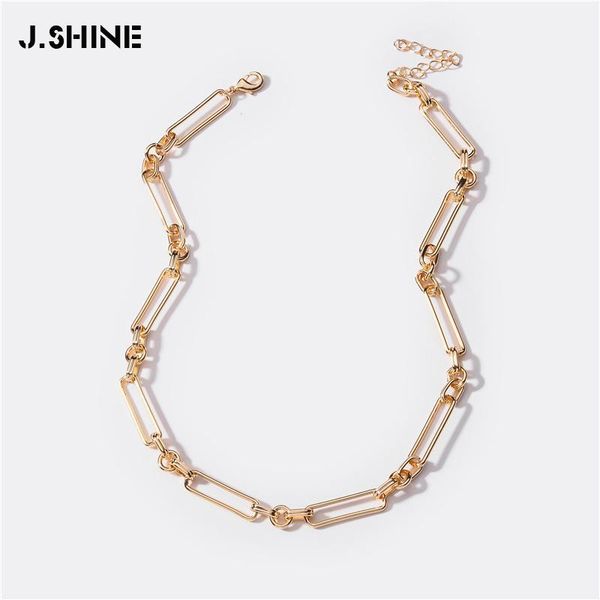 pendant necklaces jshine classic trendy gold silver color rectangle chain linked for women choker simple fashion jewelry
pendant necklaces jshine classic trendy gold silver color rectangle chain linked for women choker simple fashion jewelry