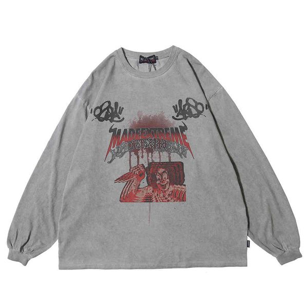 clown joker graphic gothic tshirt punk goth 2020 spring long sleeve oversized t shirt men clothing hip hop streetwear y0323, White;black
clown joker graphic gothic tshirt punk goth 2020 spring long sleeve oversized t shirt men clothing hip hop streetwear y0323, White;black