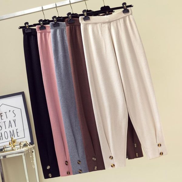 women's pants & capris knit harem women 2021 winter loose high-waist casual carrot fall sense thick high waist 's trousers, Black;white
women's pants & capris knit harem women 2021 winter loose high-waist casual carrot fall sense thick high waist 's trousers, Black;white