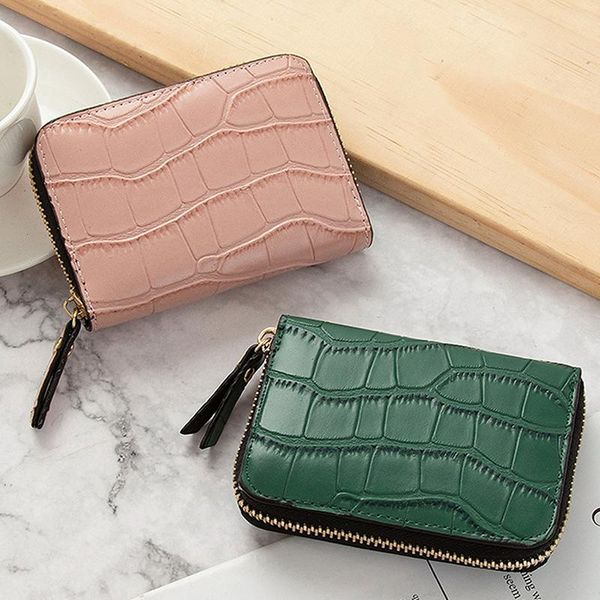 card holders small women's wallet female crocodile pattern zipper coin purses luxury designer holder clutch ladies money bags handbags, Brown;gray
card holders small women's wallet female crocodile pattern zipper coin purses luxury designer holder clutch ladies money bags handbags, Brown;gray
