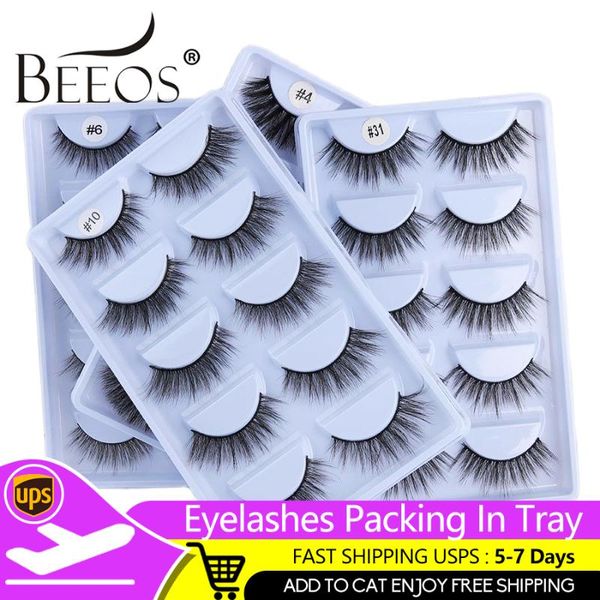 false eyelashes 1set/5pairs faux mink lashes wispy fluffy thick messy make up extension tools for female makeup beauty
false eyelashes 1set/5pairs faux mink lashes wispy fluffy thick messy make up extension tools for female makeup beauty