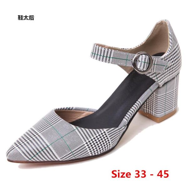 dress shoes d'orsay high heels women scarpin sandals ladies heel woman pumps ankle strap small big size 33 - 45, Black
dress shoes d'orsay high heels women scarpin sandals ladies heel woman pumps ankle strap small big size 33 - 45, Black