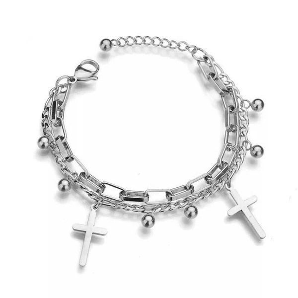 charm bracelets rock streetwear circles cross ball chain multi layer hiphop bracelet jewelry, Golden;silver
charm bracelets rock streetwear circles cross ball chain multi layer hiphop bracelet jewelry, Golden;silver