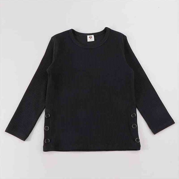 kids t shirt girl and boy ribbed long sleeves round neck college style for children navy with buttons, Blue
kids t shirt girl and boy ribbed long sleeves round neck college style for children navy with buttons, Blue