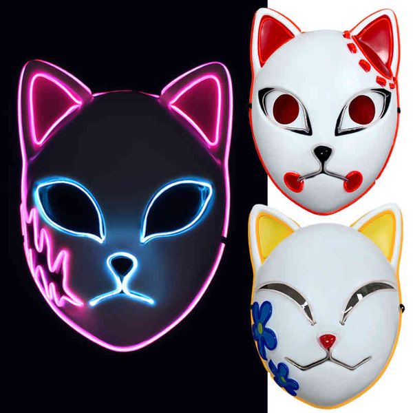 luxury anime demon slayer led mask cosplay sabito kamado makomo cute masks halloween party costume props
luxury anime demon slayer led mask cosplay sabito kamado makomo cute masks halloween party costume props