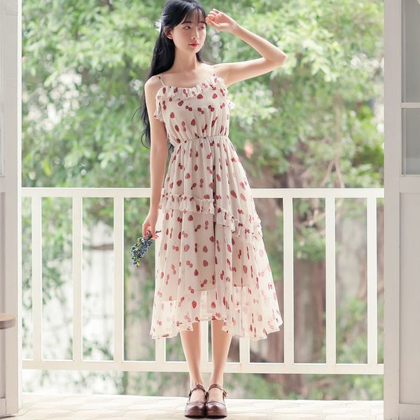 strawberry printing long floral flower chiffon sweet girl without mangas sling summer dress ruffle pretty r247 3jxn, Black;gray
strawberry printing long floral flower chiffon sweet girl without mangas sling summer dress ruffle pretty r247 3jxn, Black;gray