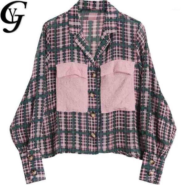 ulzzang double pockets checkered shirts women vintage turn down collar long sleeve blouse femme fall streetwear jacket shirt women's bl, White
ulzzang double pockets checkered shirts women vintage turn down collar long sleeve blouse femme fall streetwear jacket shirt women's bl, White