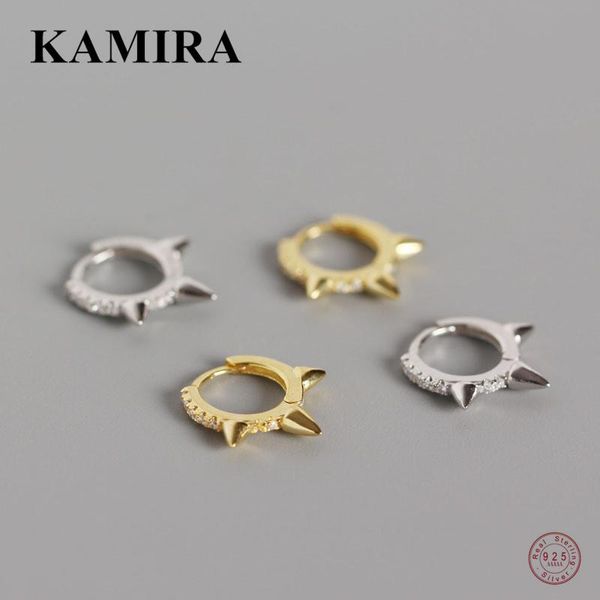 hoop & huggie kamira 925 sterling silver punk pave zircon ear buckle spiket rivet earrings for women party circle ring loops jewelry 2021, Golden;silver
hoop & huggie kamira 925 sterling silver punk pave zircon ear buckle spiket rivet earrings for women party circle ring loops jewelry 2021, Golden;silver