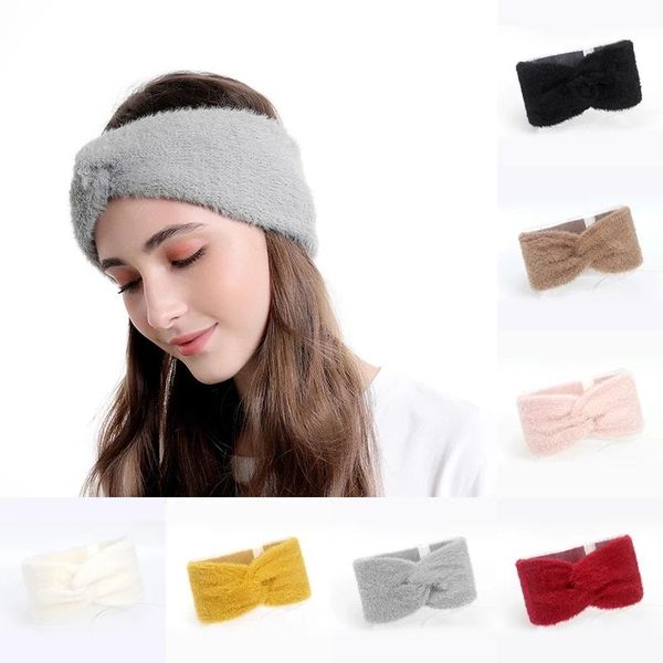 winter women imitation mink cashmere headband female thick warm turban crochet wide wrap stretch headdress hair accessories, Slivery;white
winter women imitation mink cashmere headband female thick warm turban crochet wide wrap stretch headdress hair accessories, Slivery;white