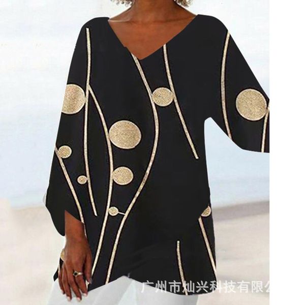 tees t-shirt 2021v collar long sleeve polka dot line printing casual irregular dign women's t-shirt, White
tees t-shirt 2021v collar long sleeve polka dot line printing casual irregular dign women's t-shirt, White