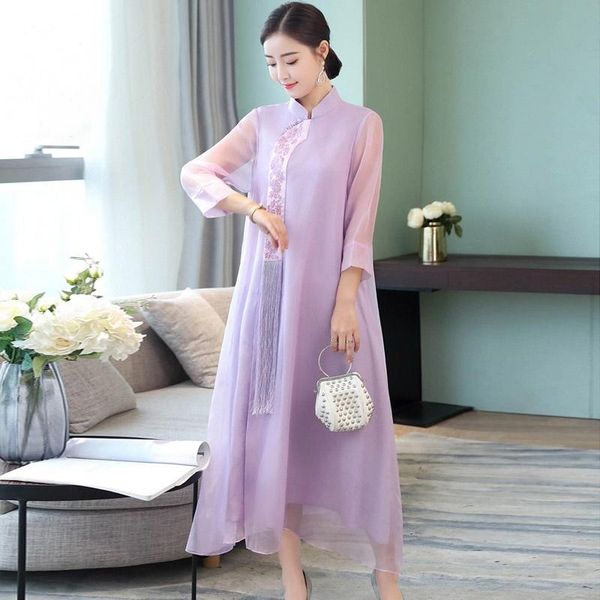 casual dresses women dress autumn 2021 robe vintage femme mandarin collar vestidos loose long tassels elegant chinese 4665, Black;gray
casual dresses women dress autumn 2021 robe vintage femme mandarin collar vestidos loose long tassels elegant chinese 4665, Black;gray
