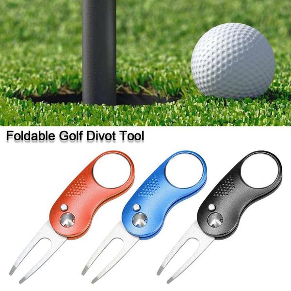 golf training aids fork trainer divot tool with button lock durable stainless steel ball maker accessory
golf training aids fork trainer divot tool with button lock durable stainless steel ball maker accessory