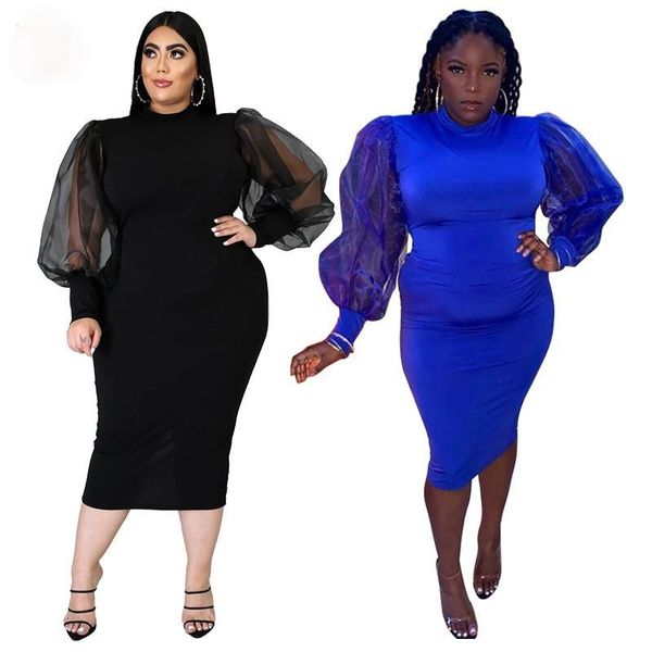 casual dresses plus size 4xl women elegant party stretch mesh sleeve patchwork high waist slip hem maxi dress wholesale drop, Black;gray
casual dresses plus size 4xl women elegant party stretch mesh sleeve patchwork high waist slip hem maxi dress wholesale drop, Black;gray