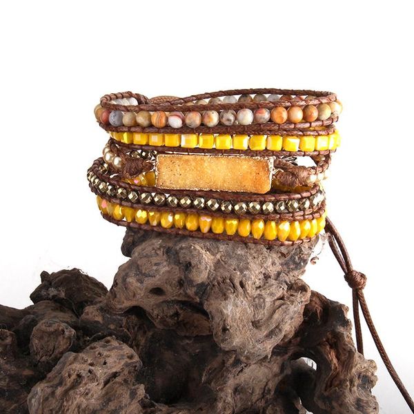 tennis rh summer fashion women armbander multicolor crystal natural stones mixed druzy charm 5x wrap bracelets drop, Golden;silver
tennis rh summer fashion women armbander multicolor crystal natural stones mixed druzy charm 5x wrap bracelets drop, Golden;silver
