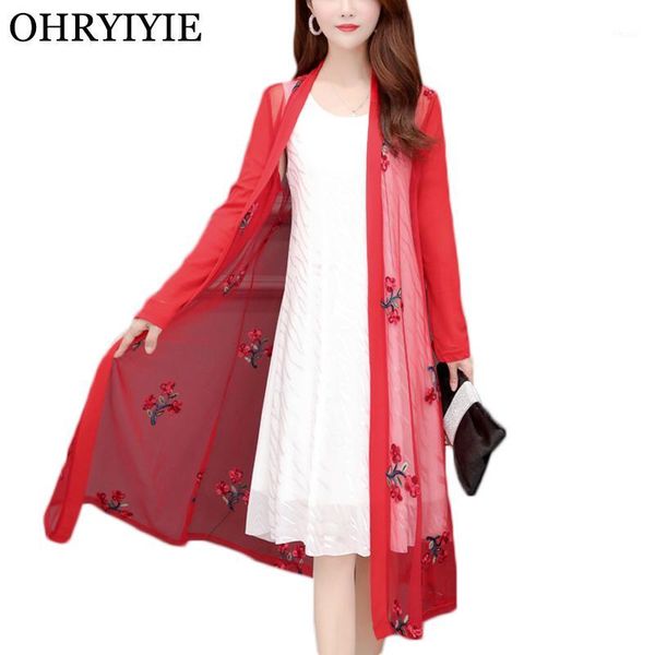women's knits & tees ohryiyie plus size 5xl thin floral embroidery cardigan sweater women poncho 2021 summer fashion long national styl, White
women's knits & tees ohryiyie plus size 5xl thin floral embroidery cardigan sweater women poncho 2021 summer fashion long national styl, White