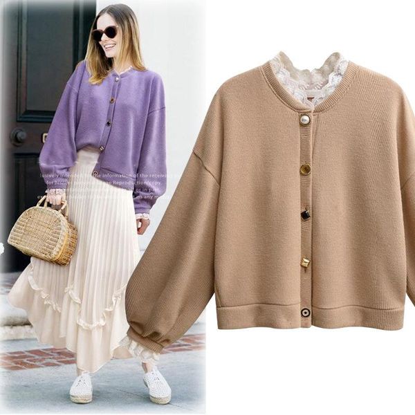 women's jackets women 2021 knit cardigan sweater coats girls office lady v-neck lace solid young girl winter autumn jacket plus size, Black;brown
women's jackets women 2021 knit cardigan sweater coats girls office lady v-neck lace solid young girl winter autumn jacket plus size, Black;brown