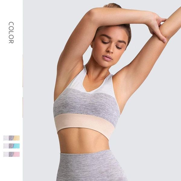 female sport running crop tank suit for gym women seamless fitness soft yoga bra workout clothing elastic sportswear vest 1, White;black
female sport running crop tank suit for gym women seamless fitness soft yoga bra workout clothing elastic sportswear vest 1, White;black