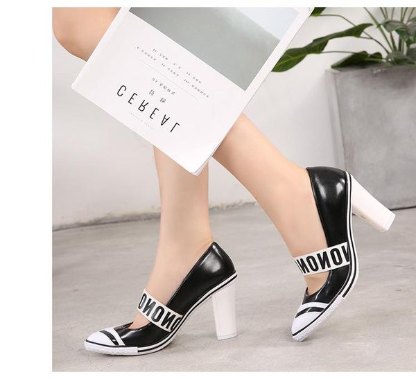 dress shoes 2021 casual woman autumn korean version spring fashion female single pointed high 8cm with fine shallow, Black
dress shoes 2021 casual woman autumn korean version spring fashion female single pointed high 8cm with fine shallow, Black