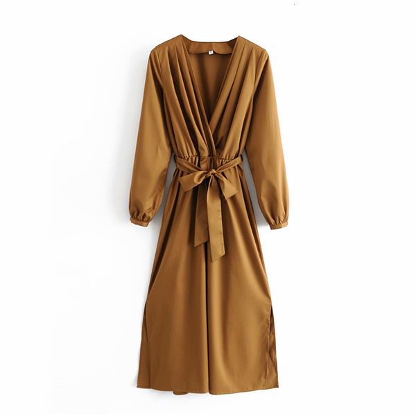 casual dresses elegant women solid v-neck es fashion ladies soft loose satin causal female chic sashes asymmetric vestidos cnzk, Black;gray
casual dresses elegant women solid v-neck es fashion ladies soft loose satin causal female chic sashes asymmetric vestidos cnzk, Black;gray