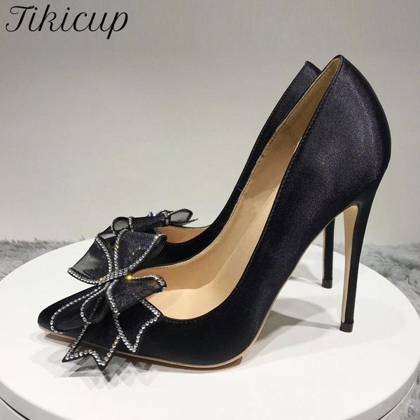 dress shoes tikicup silk bow women black satin pointy toe high heel elegant ladies slip on stiletto pimps 8cm 10cm 12cm customize
dress shoes tikicup silk bow women black satin pointy toe high heel elegant ladies slip on stiletto pimps 8cm 10cm 12cm customize