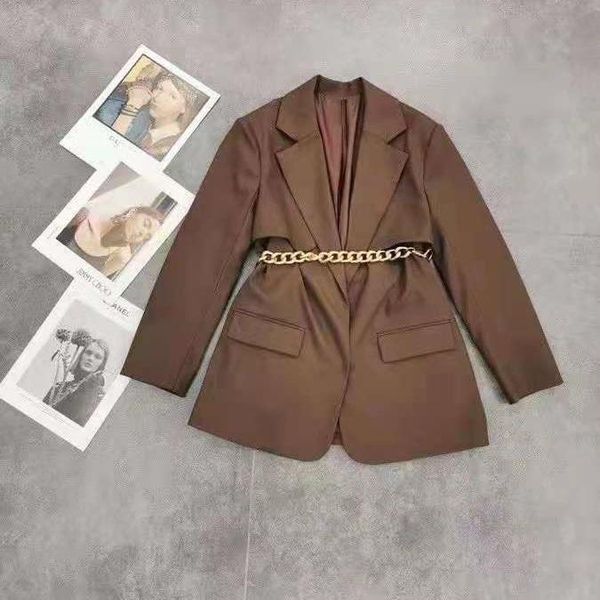 women's suits & blazers 2021 autumn winter fashion blazer coats women notched collar chain beading deco long sleeve khaki black, White;black
women's suits & blazers 2021 autumn winter fashion blazer coats women notched collar chain beading deco long sleeve khaki black, White;black