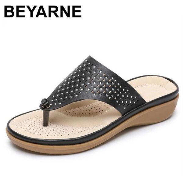 slippers beyarne summer sandals women thongs open toe rhinestones hollow woman beach shoes casual flat ladies stitching, Black
slippers beyarne summer sandals women thongs open toe rhinestones hollow woman beach shoes casual flat ladies stitching, Black