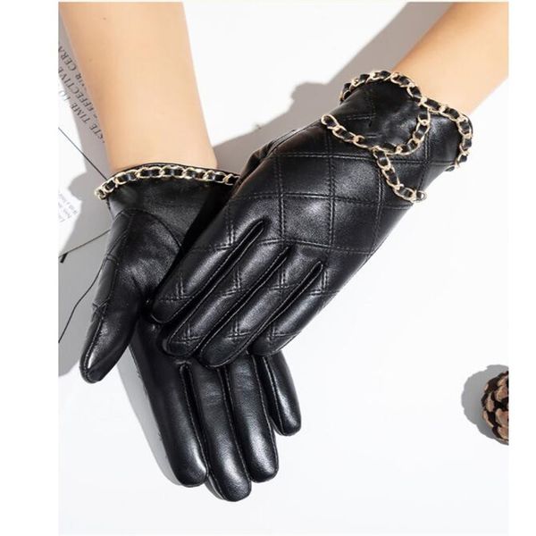 leisure sheepskin leather mittens women warm gloves plus velvet designer metal letter mitten with gift box, Blue;gray
leisure sheepskin leather mittens women warm gloves plus velvet designer metal letter mitten with gift box, Blue;gray